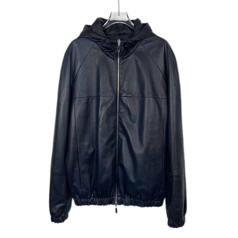 Dior dior navy logo pattern reversible zip jacket-dmc Size M / US 6-8 / IT 42-44 - 5 Thumbnail