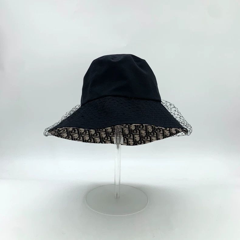 Dior Christian Dior Black Logo Fisherman Hat-dmc Size ONE SIZE - 3 Thumbnail