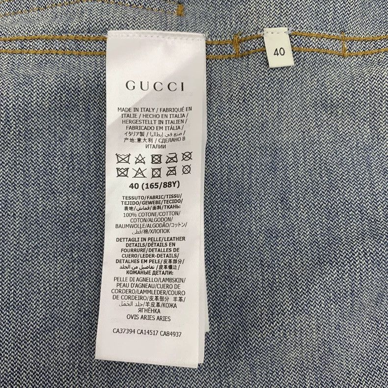 Gucci navy denim sleeveless dress with belt-dmc Size US 31 - 6 Thumbnail