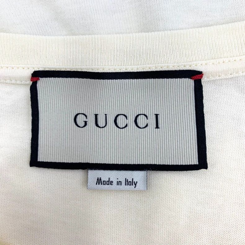Gucci gucci beige logo printed short sleeve t-shirt-dmc Size US S / EU 44-46 / 1 - 6 Thumbnail