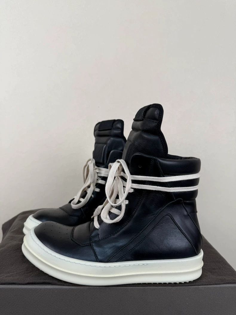Rick Owens rick owens black high-top sneakers-dmc Size US 5.5 / EU 38 - 3 Thumbnail