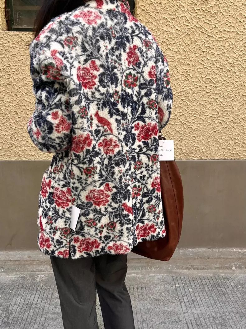 Yohji Yamamoto y's yohji yamamoto floral oversized coat-dmc Size US L / EU 52-54 / 3 - 4 Thumbnail