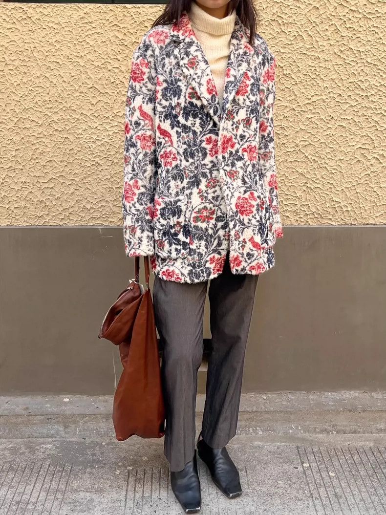 Yohji Yamamoto y's yohji yamamoto floral oversized coat-dmc Size US L / EU 52-54 / 3 - 3 Thumbnail