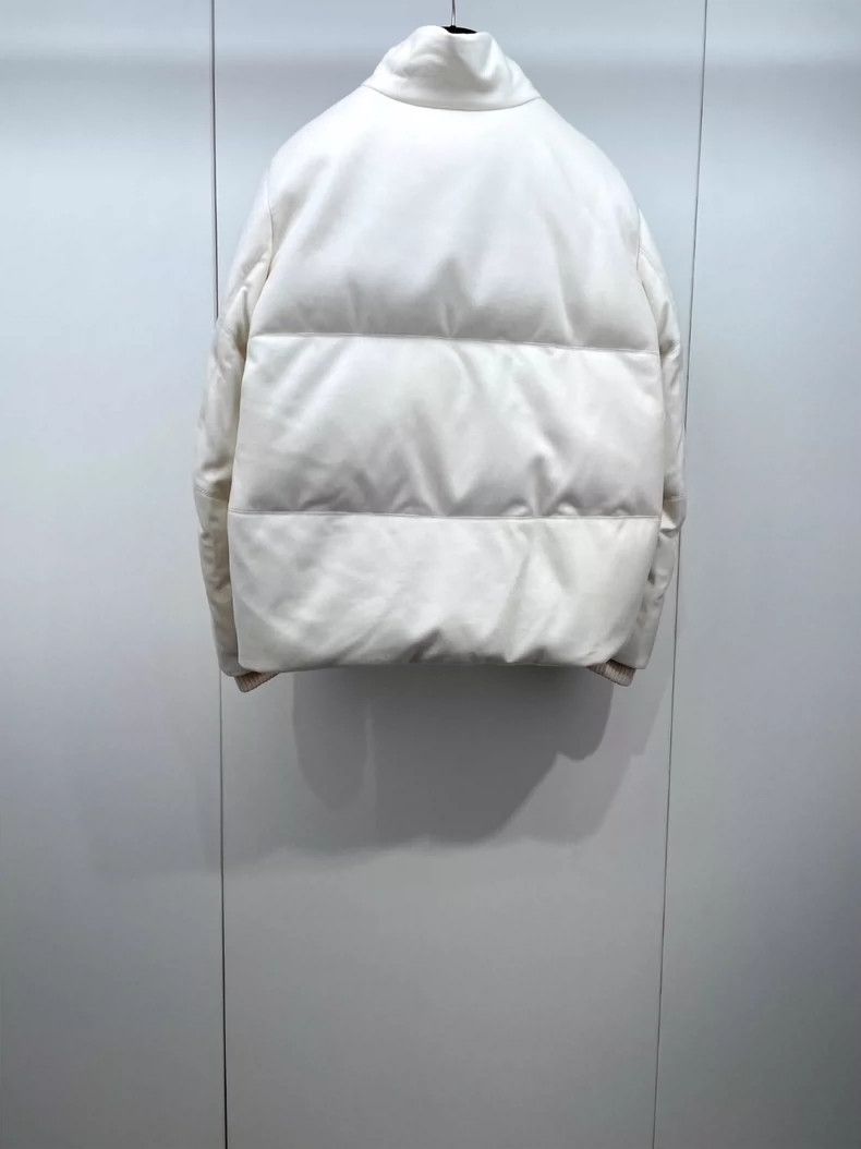 Moncler classic white down-filled puffer jacket-dmc Size US L / EU 52-54 / 3 - 2 Thumbnail