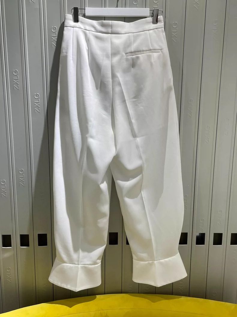 Y's white pleated pants size 2-dmc Size US 27 - 2 Thumbnail