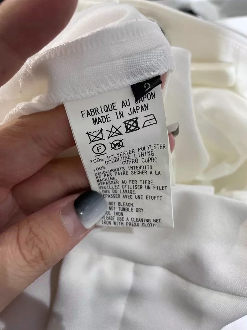 Y's white pleated pants size 2-dmc Size US 27 - 4 Thumbnail