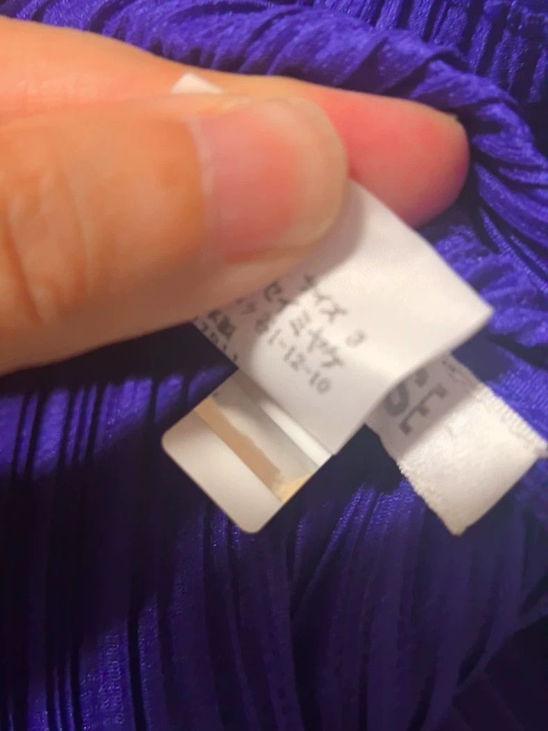 Issey Miyake Issey Miyake Pleated Top in Purple-dmc Size US M / EU 48-50 / 2 - 4 Thumbnail