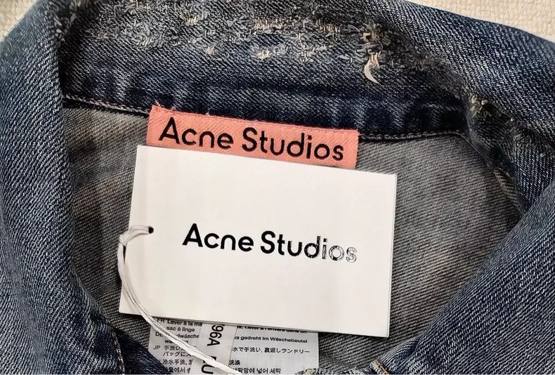 acne studios distressed denim jacket-dmc