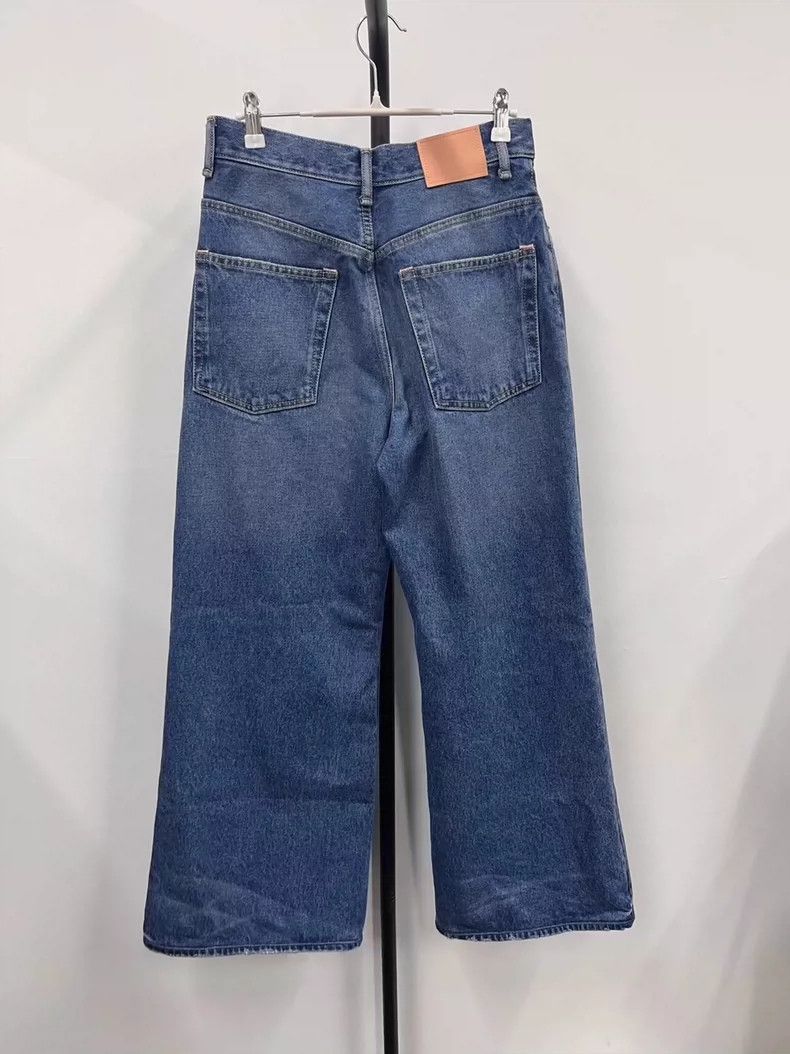 Acne Studios Acne Studios High-Waisted Wide-Leg Jeans-dmc Size US 27 - 2 Thumbnail