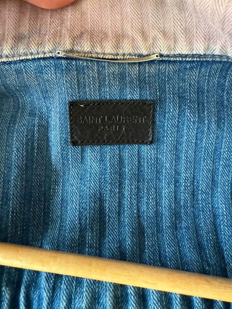 Saint Laurent Paris saint laurent denim jacket in gradient color-dmc Size US XL / EU 56 / 4 - 6 Thumbnail