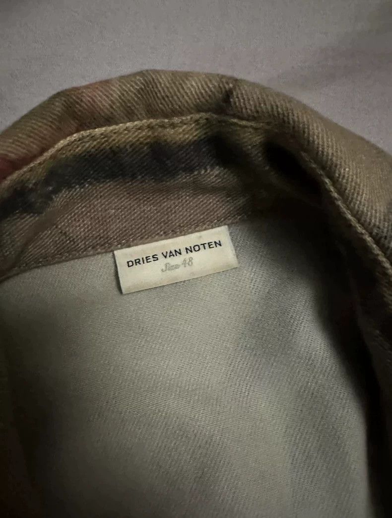 Dries Van Noten drapes van noten floral patterned denim jacket-dmc Size US L / EU 52-54 / 3 - 4 Thumbnail