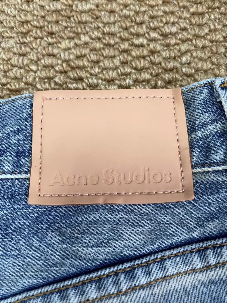 Acne Studios loose fit yellow mud denim pants-dmc Size US 36 / EU 52 - 7 Thumbnail