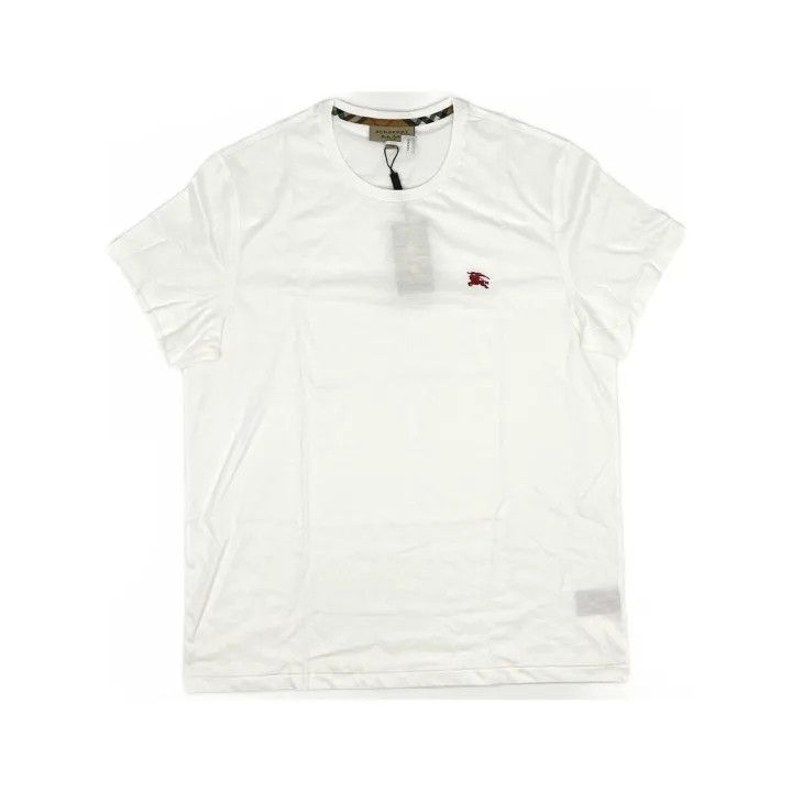 Burberry Burberry Embroidered Horse Casual White T-Shirt Size US XXL / EU 58 / 5 - 2 Thumbnail