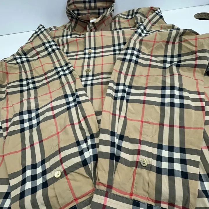 Burberry Burberry Classic Check Long Sleeve Shirt Size US XXL / EU 58 / 5 - 10 Thumbnail