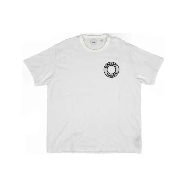 Burberry Burberry White Logo Short Sleeve T-Shirt Size US L / EU 52-54 / 3 - 2 Thumbnail