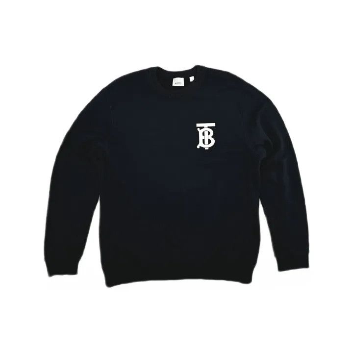 Burberry Burberry Logo Sweatshirt for Men in Black Size US L / EU 52-54 / 3 - 2 Thumbnail