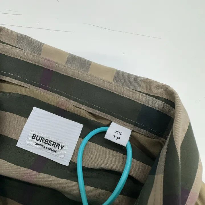 Burberry Burberry Brown Check Long Sleeve Shirt Size US XS / EU 42 / 0 - 2 Thumbnail