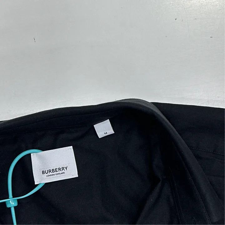 Burberry Burberry Black Logo Long Sleeve Shirt Size US M / EU 48-50 / 2 - 2 Thumbnail