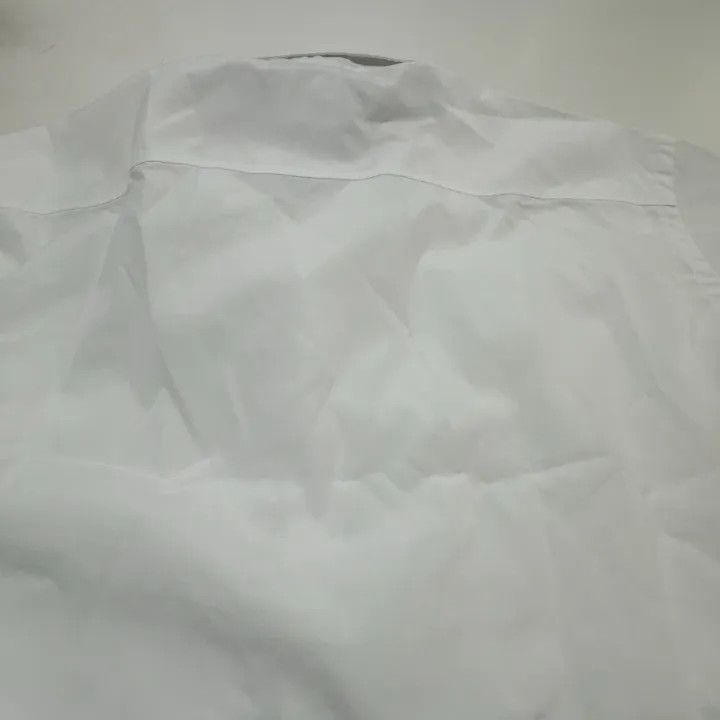 Burberry Burberry White Short Sleeve Button-Up Shirt Size US XXL / EU 58 / 5 - 5 Thumbnail