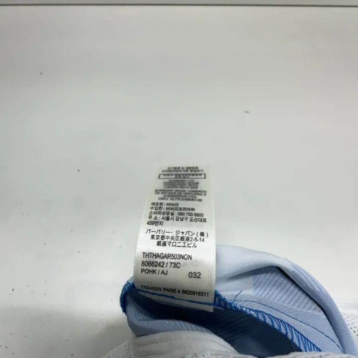 Burberry Burberry SS23 Blue Check Drawstring Casual Shorts Size US 26 / EU 42 - 6 Thumbnail