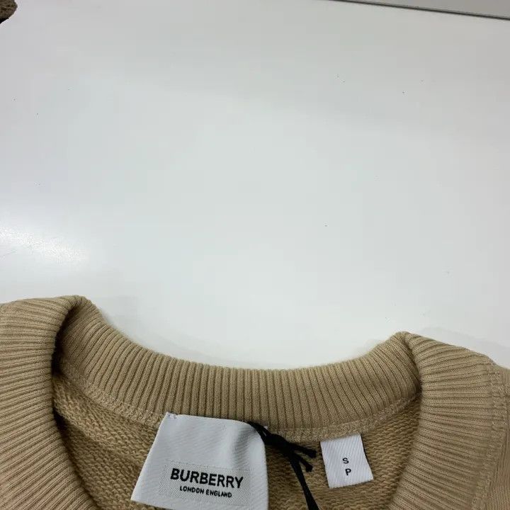 Burberry Burberry SS23 Beige Crew Neck Long Sleeve Sweatshirt Size US S / EU 44-46 / 1 - 10 Thumbnail