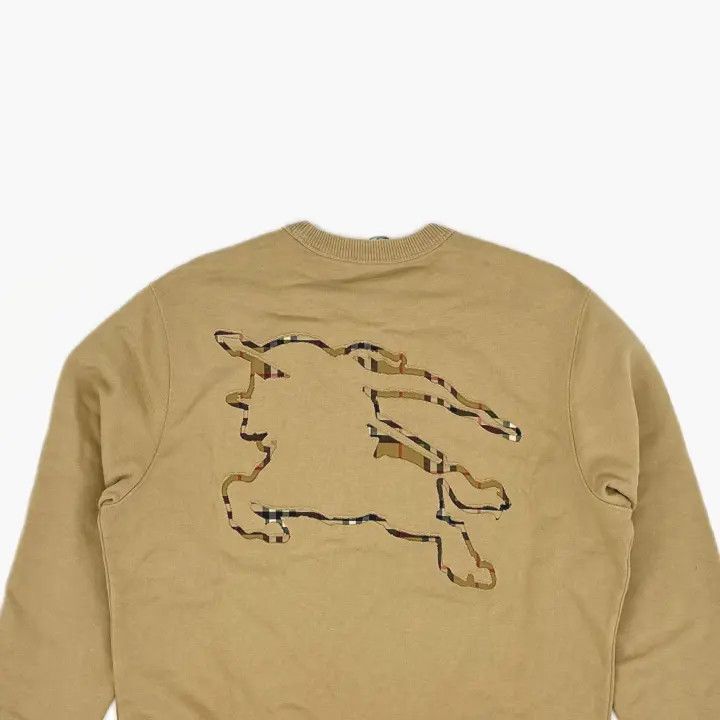 Burberry Burberry SS23 Beige Crew Neck Long Sleeve Sweatshirt Size US S / EU 44-46 / 1 - 4 Thumbnail