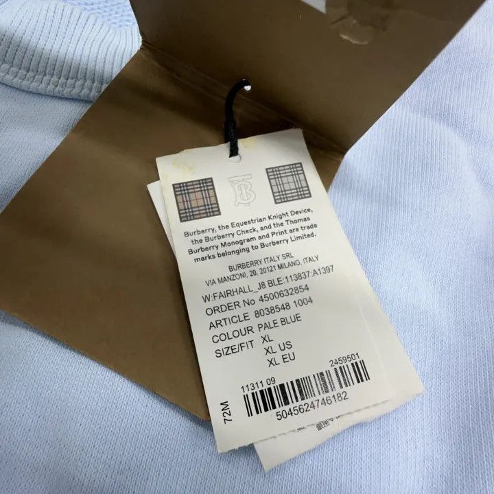 Burberry Burberry Logo Print Long Sleeve Sweatshirt Size US XL / EU 56 / 4 - 4 Thumbnail