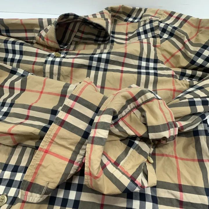 Burberry Burberry Classic Plaid Long Sleeve Shirt Size US XXL / EU 58 / 5 - 9 Thumbnail