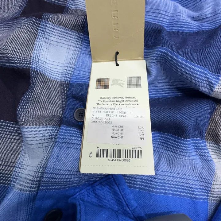 Burberry Burberry Plaid Long Sleeve Casual Shirt Size US S / EU 44-46 / 1 - 3 Thumbnail