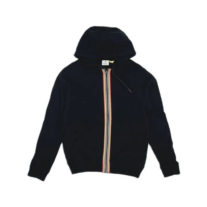 Burberry Burberry Black Hooded Sweatshirt with Stripes Size US XS / EU 42 / 0 - 2 Thumbnail