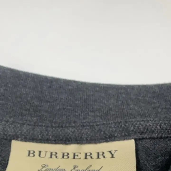 Burberry Burberry Mens Grey Polo Shirt Size US S / EU 44-46 / 1 - 7 Thumbnail