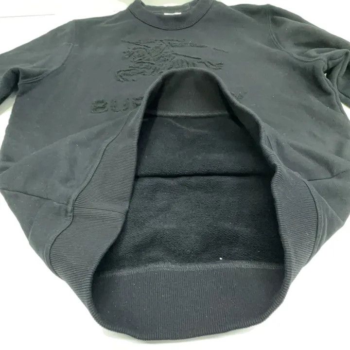 Burberry Burberry Black Logo Sweatshirt for Men Size US XS / EU 42 / 0 - 7 Thumbnail