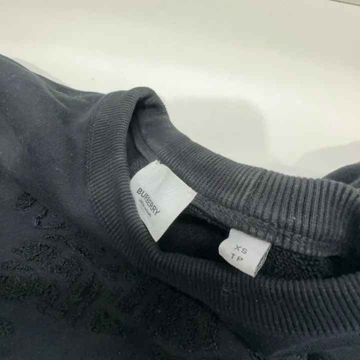 Burberry Burberry Black Logo Sweatshirt for Men Size US XS / EU 42 / 0 - 5 Thumbnail