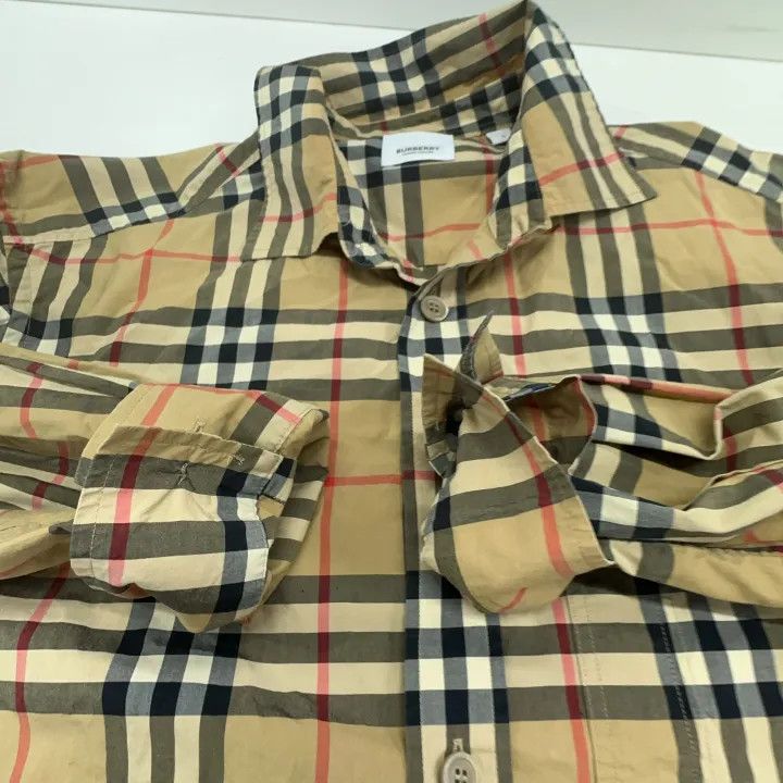 Burberry Burberry Classic Zebra Embroidered Check Shirt Size US L / EU 52-54 / 3 - 8 Thumbnail