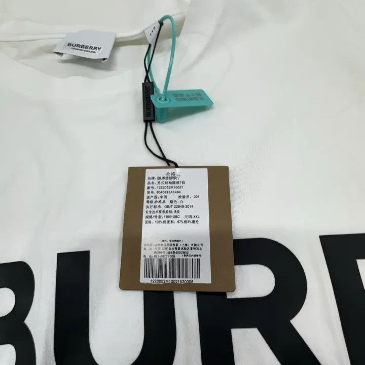 Burberry Burberry Horseferry Oversized White T-Shirt Size US XXL / EU 58 / 5 - 5 Thumbnail