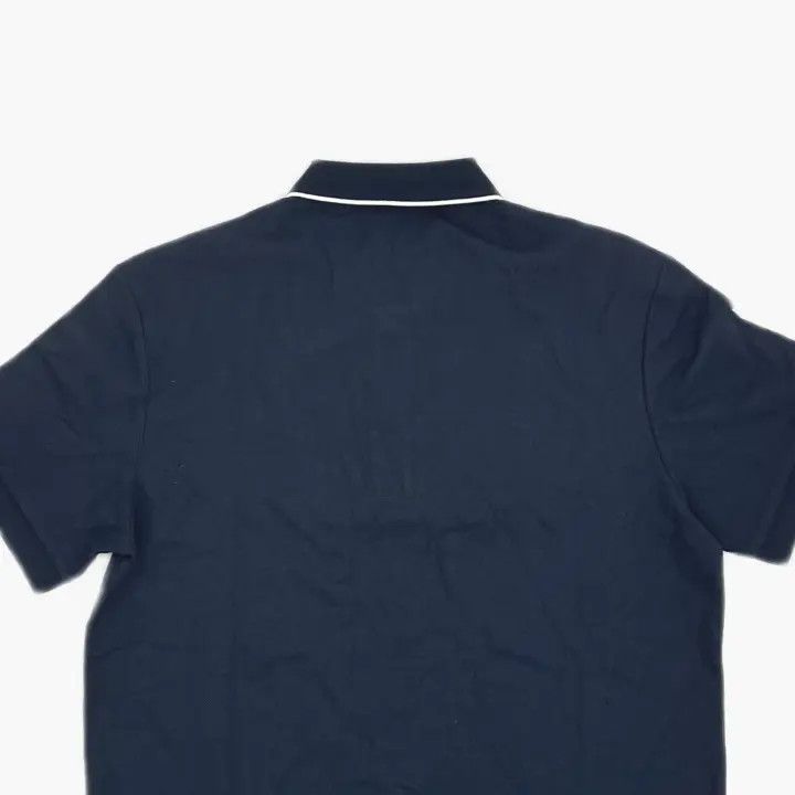 Burberry Burberry Logo Pattern Navy Blue Polo Shirt Size US L / EU 52-54 / 3 - 4 Thumbnail