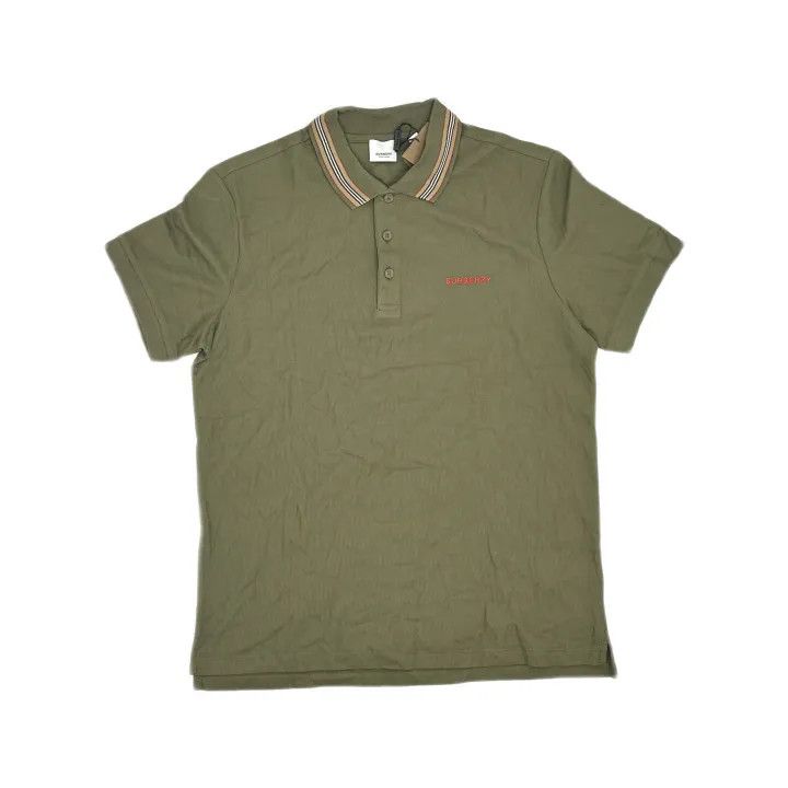 Burberry Burberry Men's Logo Stripe Polo Shirt Size US L / EU 52-54 / 3 - 2 Thumbnail