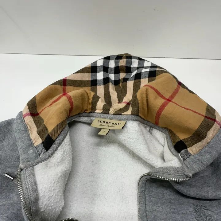 Burberry Burberry Hooded Long Sleeve Jacket in Light Gray Size US S / EU 44-46 / 1 - 8 Thumbnail