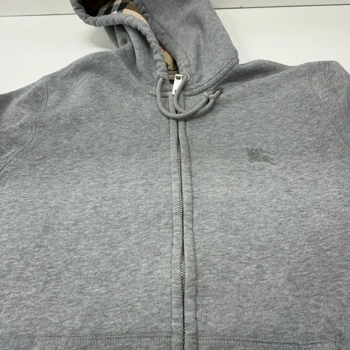 Burberry Burberry Hooded Long Sleeve Jacket in Light Gray Size US S / EU 44-46 / 1 - 10 Thumbnail