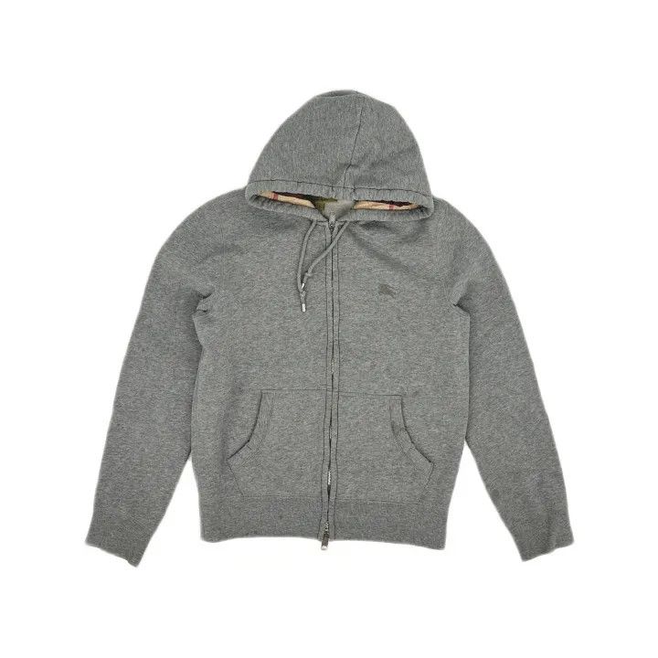 Burberry Burberry Hooded Long Sleeve Jacket in Light Gray Size US S / EU 44-46 / 1 - 2 Thumbnail