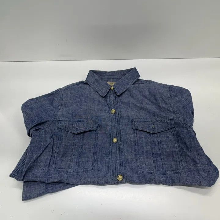 Burberry Burberry Casual Fashion Solid Button-Up Shirt Size US S / EU 44-46 / 1 - 7 Thumbnail