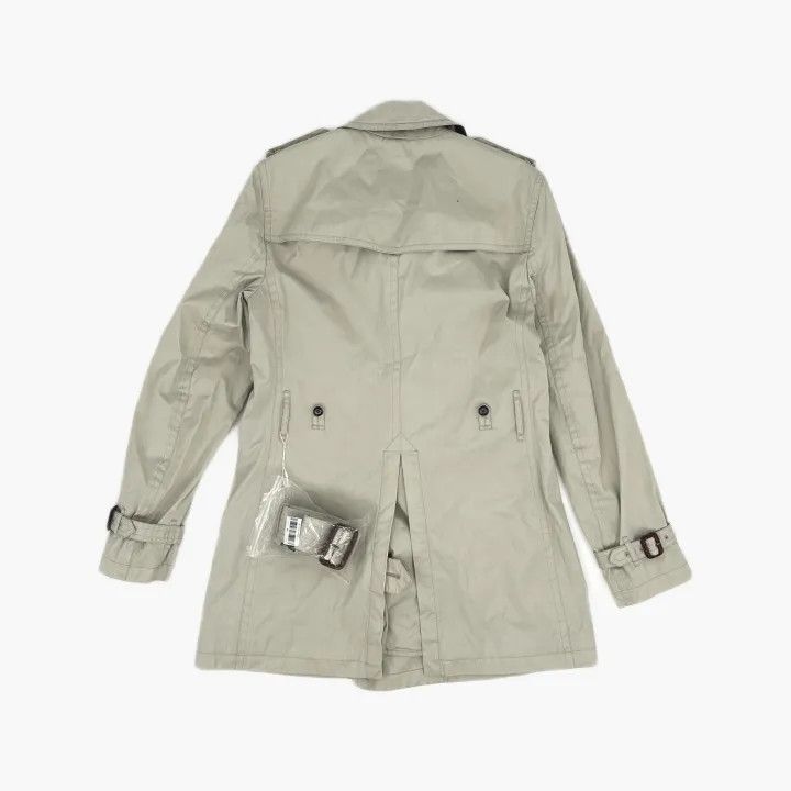 Burberry Burberry Beige Double-breasted Long Sleeve Coat Size US L / EU 52-54 / 3 - 3 Thumbnail