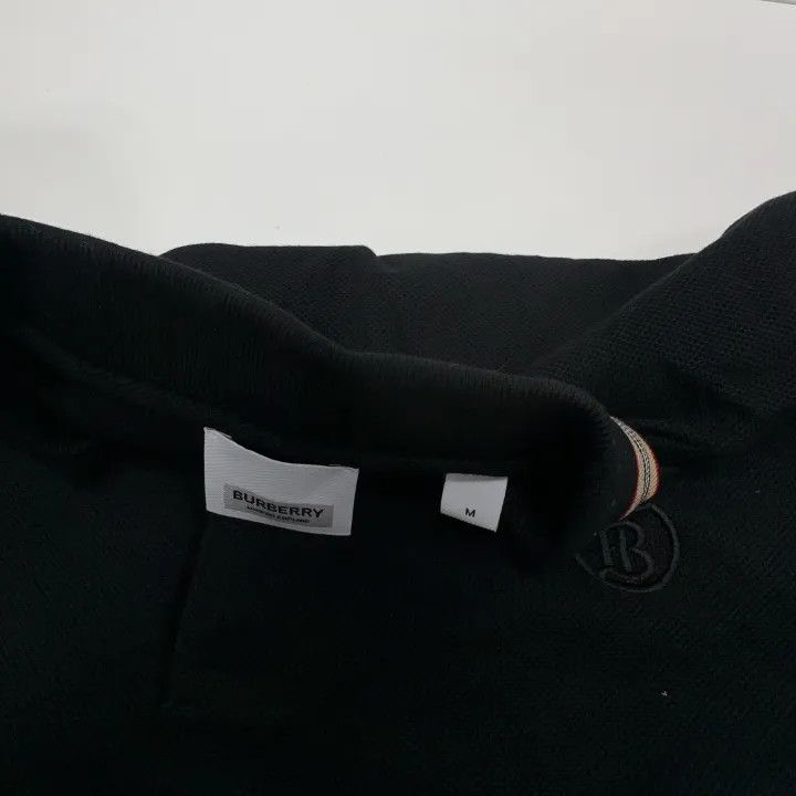 Burberry Burberry Black Short Sleeve Polo Shirt Size US M / EU 48-50 / 2 - 4 Thumbnail