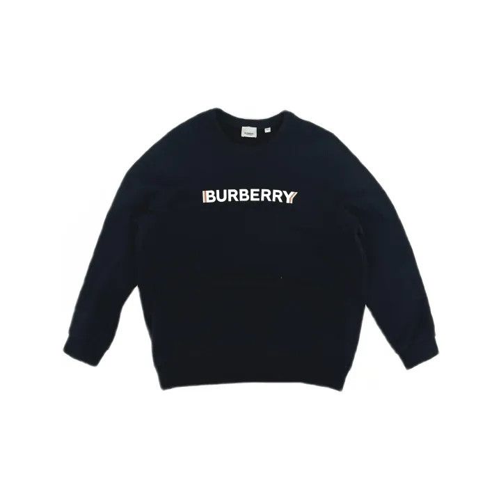 Burberry Burberry Black Logo Print Long Sleeve Sweatshirt Size US XL / EU 56 / 4 - 2 Thumbnail