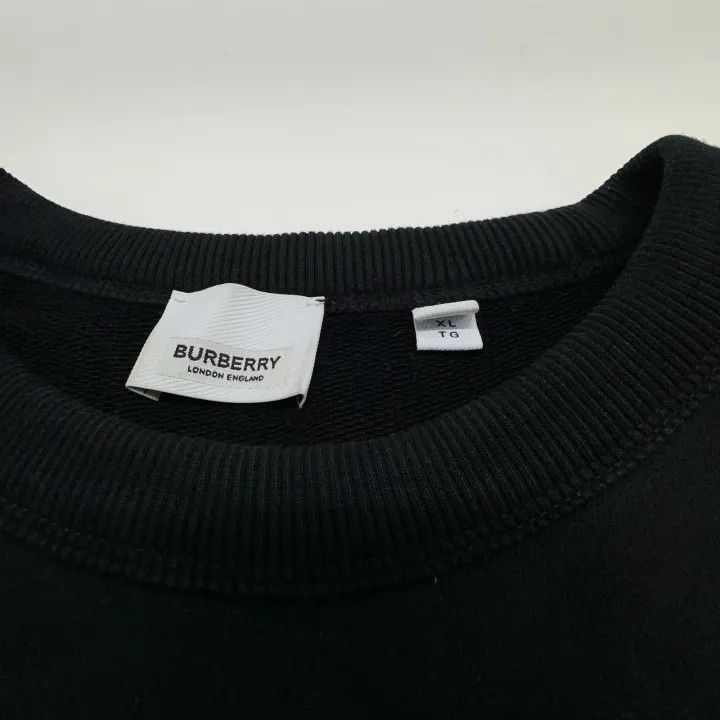Burberry Burberry Black Logo Print Long Sleeve Sweatshirt Size US XL / EU 56 / 4 - 5 Thumbnail