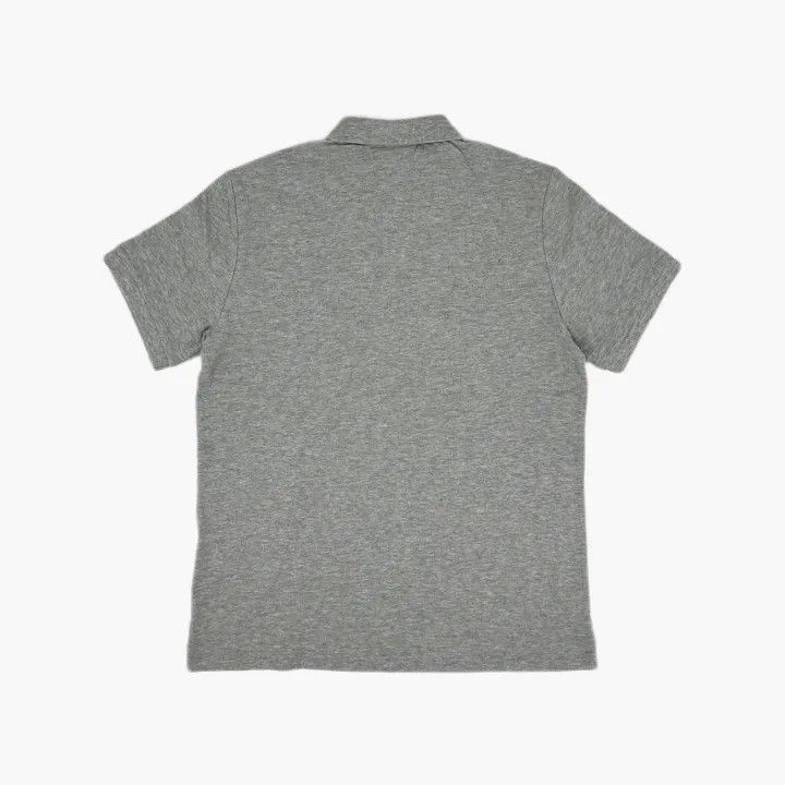 Burberry Burberry Gray Logo Embroidered Short Sleeve Polo Size US L / EU 52-54 / 3 - 3 Thumbnail
