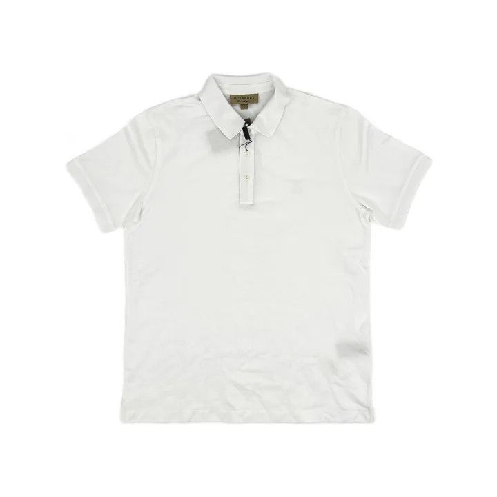 Burberry Burberry Solid Color Short Sleeve Polo Shirt Size US L / EU 52-54 / 3 - 2 Thumbnail