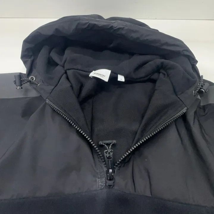 Burberry Burberry Black Logo Print Hooded Jacket Size US M / EU 48-50 / 2 - 8 Thumbnail