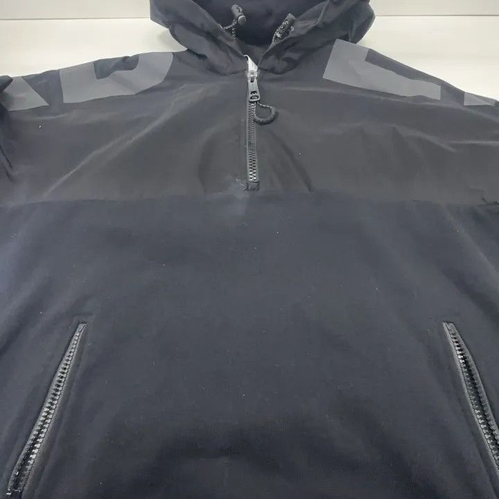 Burberry Burberry Black Logo Print Hooded Jacket Size US M / EU 48-50 / 2 - 9 Thumbnail
