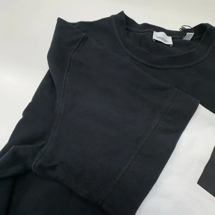 Burberry Burberry Black Long Sleeve Logo T-Shirt Size US L / EU 52-54 / 3 - 15 Thumbnail